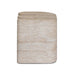 Thyme Faux Travertine Indoor/Outdoor Concrete Side Table - Home And Beyond