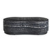 Hades 47" Black Faux Marble Indoor/Outdoor Concrete Coffee Table - Home And Beyond