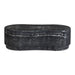 Hades 47" Black Faux Marble Indoor/Outdoor Concrete Coffee Table - Home And Beyond