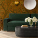 Hades 47" Black Faux Marble Indoor/Outdoor Concrete Coffee Table - Home And Beyond