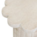 Blossom Faux Travertine Indoor/Outdoor Concrete Side Table - Home And Beyond