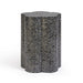 Truffle Black Mother of Pearl Shell Side Table - Home And Beyond