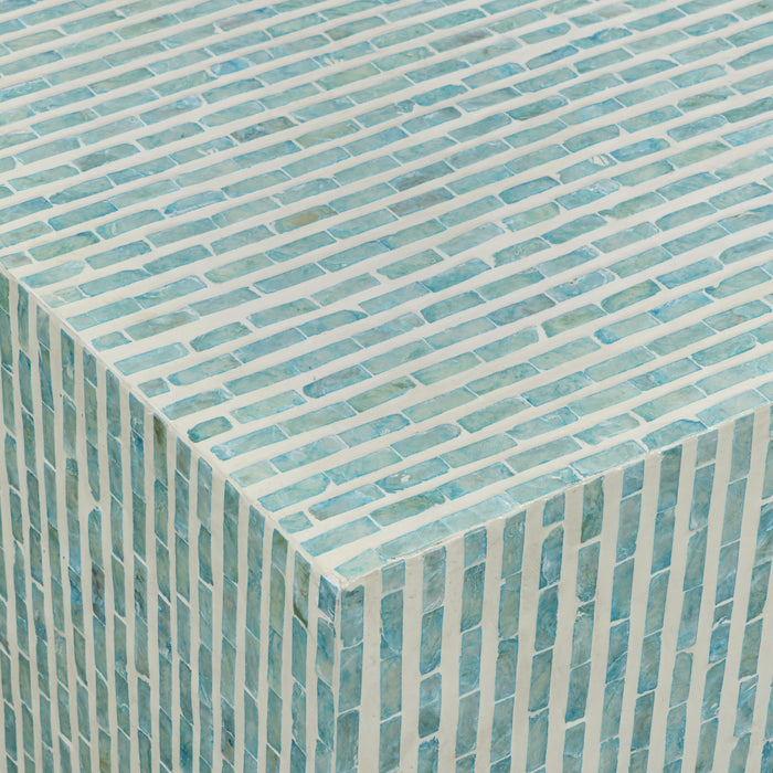 Earl 48" Shell Rectangular Coffee Table - Home And Beyond