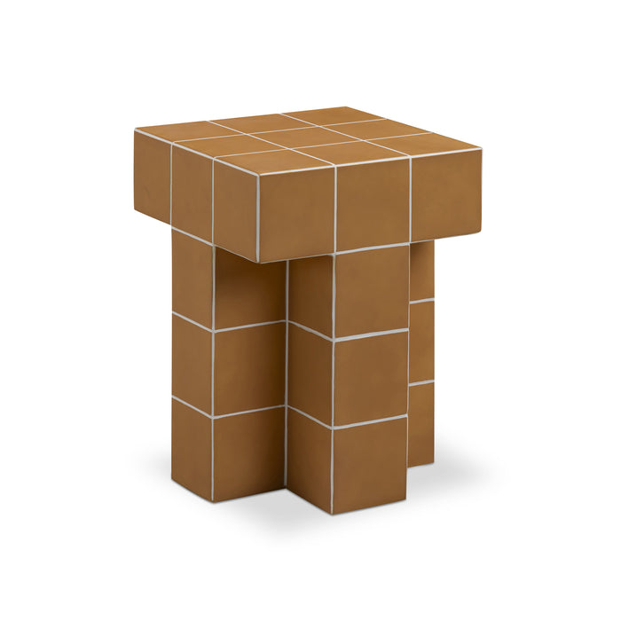 Alma Tile Concrete Indoor/Outdoor Side Table - Home And Beyond