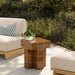 Alma Tile Concrete Indoor/Outdoor Side Table - Home And Beyond