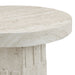 Asta Faux Travertine Indoor/Outdoor Concrete Side Table - Home And Beyond
