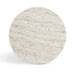 Asta Faux Travertine Indoor/Outdoor Concrete Side Table - Home And Beyond