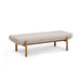 Julianna 56" Textured Performance Fabric Bench - Home And Beyond