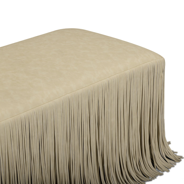 Shag Me 50" Performance Vegan Leather Bench - Home And Beyond