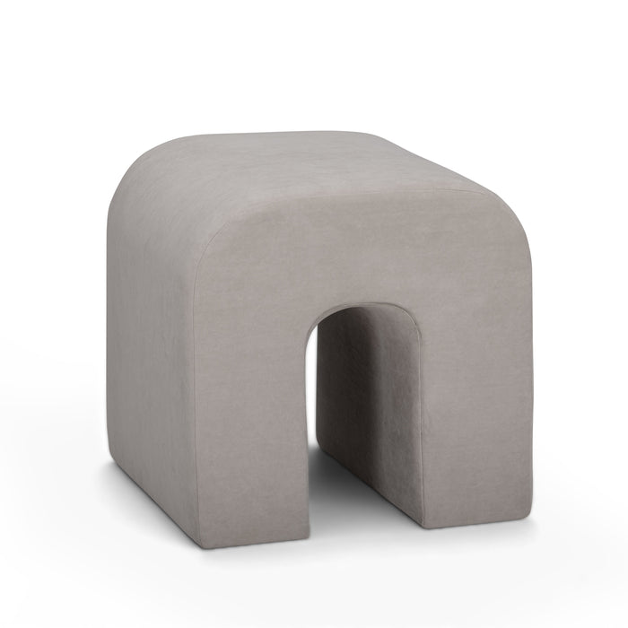 Desi Performance Velvet Ottoman - Home And Beyond