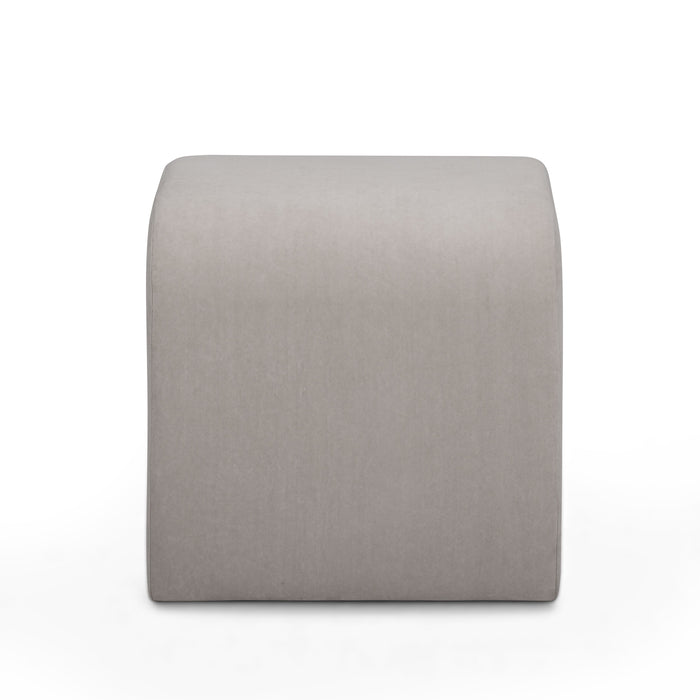 Desi Performance Velvet Ottoman - Home And Beyond