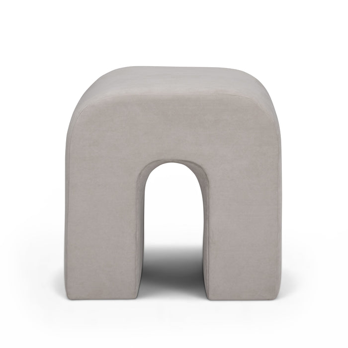 Desi Performance Velvet Ottoman - Home And Beyond