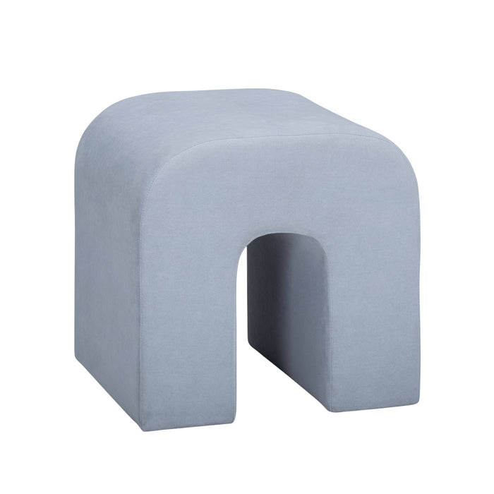 Desi Performance Velvet Ottoman - Home And Beyond