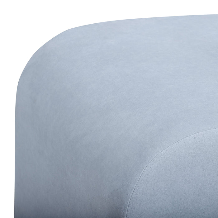Desi Performance Velvet Ottoman - Home And Beyond