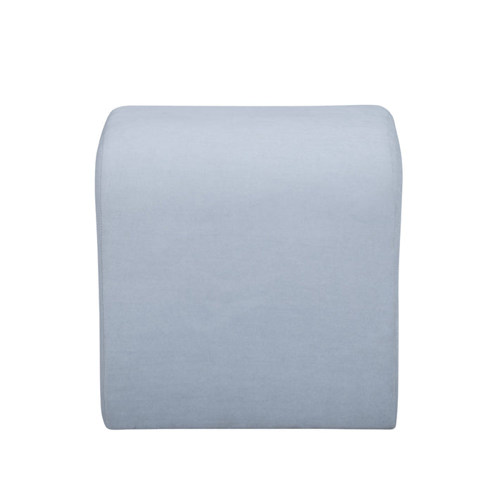 Desi Performance Velvet Ottoman - Home And Beyond