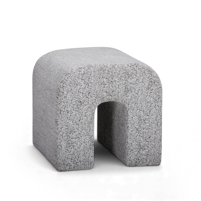 Desi Woven Performance Fabric Ottoman - Home And Beyond