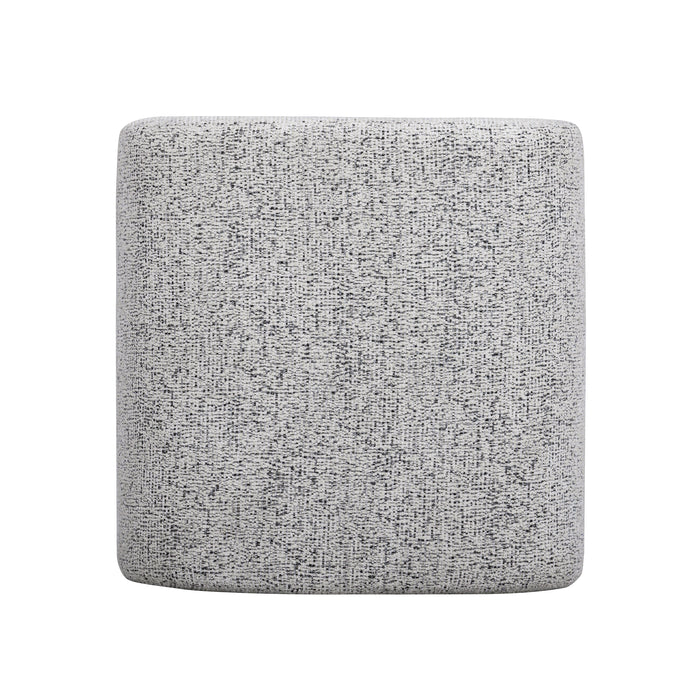 Desi Woven Performance Fabric Ottoman - Home And Beyond