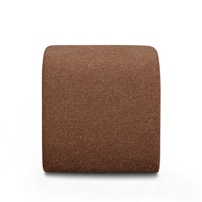 Desi Woven Performance Fabric Ottoman - Home And Beyond