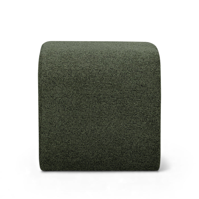 Desi Woven Performance Fabric Ottoman - Home And Beyond