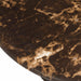 Byron 36" Dark Brown Faux Marble Indoor/Outdoor Concrete Round Coffee Table - Home And Beyond