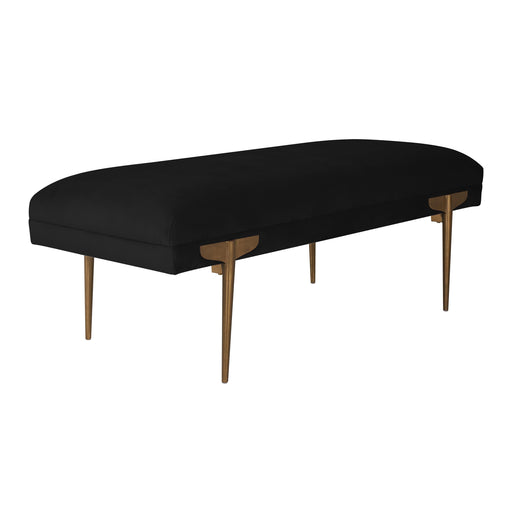 Brno Black Velvet Bench image