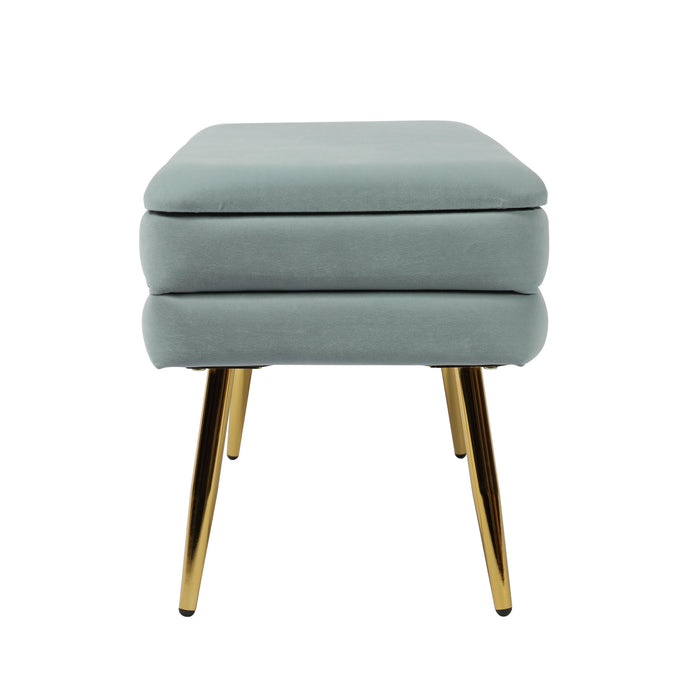 Ziva 31" Velvet Storage Bench