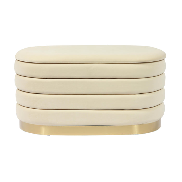 Lillian 31.5" Performance Velvet Storage Bench