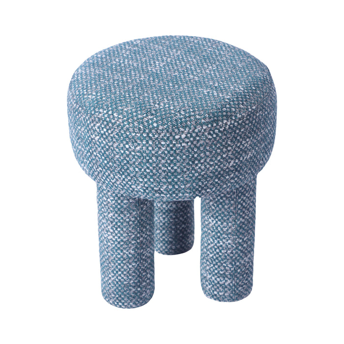 Claire Teal Knubby Stool - UK - Home And Beyond