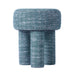 Claire Teal Knubby Stool - UK - Home And Beyond