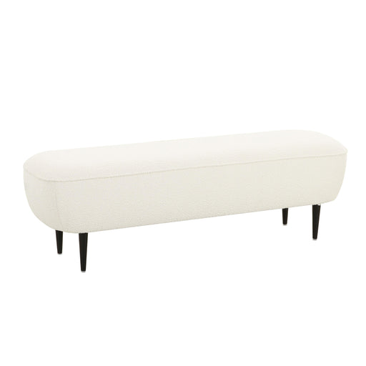 Denise Cream Boucle Bench - UK - Home And Beyond