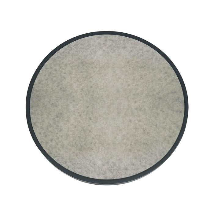 Nautilus Antique Silver Mirrored Coffee Table - UK - Home And Beyond