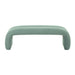 Leigh Green Velvet Channeled Bench - UK - Home And Beyond