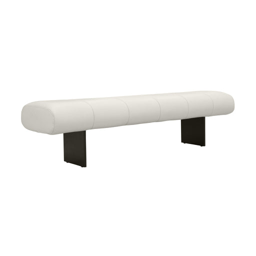 Karol Cream Performance Vegan Leather Bench - UK - Home And Beyond