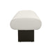 Karol Cream Performance Vegan Leather Bench - UK - Home And Beyond