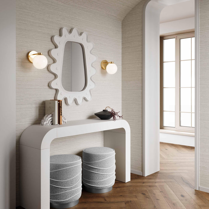 Nero Grey Boucle Ottoman - Home And Beyond