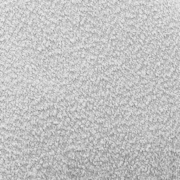 Nero Grey Boucle Ottoman - Home And Beyond