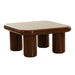 Memphis Chocolate Brown Coffee Table - Home And Beyond