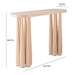 Titan Peach Rose Glossy Console Table - Home And Beyond