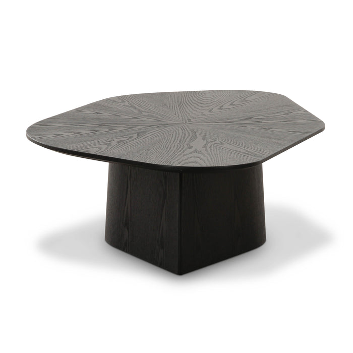 Roche Black Ash Low Coffee Table - Home And Beyond
