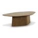 Roche Brown Ash Geometric Coffee Table - Home And Beyond