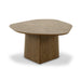 Roche Brown Ash Geometric Coffee Table - Home And Beyond