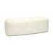 Graceland Cream Faux Mohair Bench - Home And Beyond