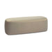 Graceland Taupe Faux Mohair Bench - Home And Beyond