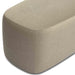 Graceland Taupe Faux Mohair Bench - Home And Beyond