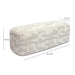 Graceland Cream Jacquard Bench - Home And Beyond
