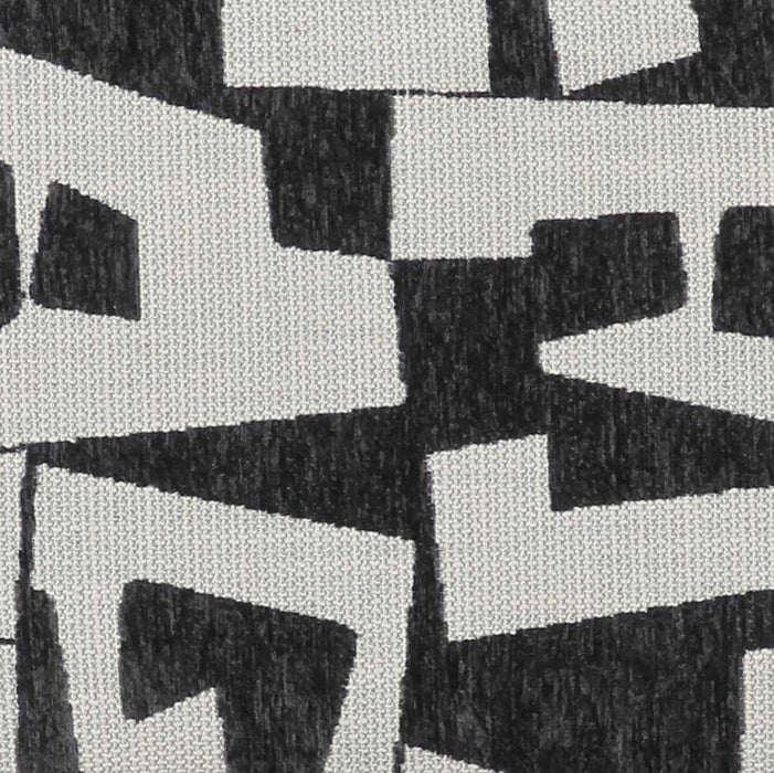 Lena Black and White Jacquard Bench - Home And Beyond