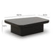 Yoko Black Large Coffee Table - Home And Beyond