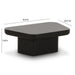 Yoko Black Small Coffee Table - Home And Beyond