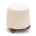 Jaine Cream Boucle Stool - Home And Beyond