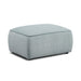Travie Sea Blue Performance Corduroy Velvet Ottoman - Home And Beyond